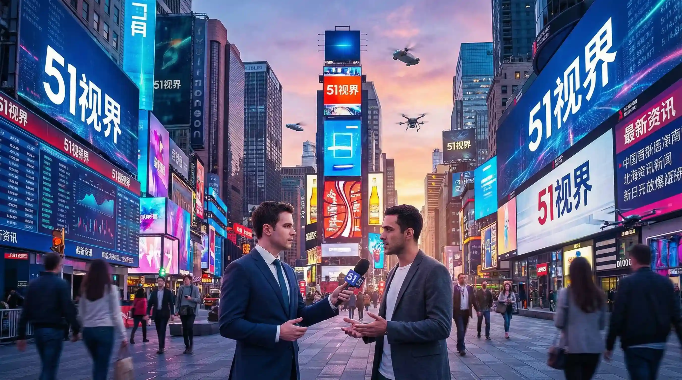 城市街头采访现场 - 51暗网 民生报道